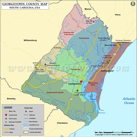 georgetown county sc land plats.